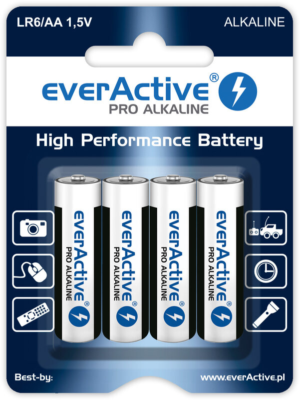 EverActive PRO 2900 mAh AA  paristot 4 kpl