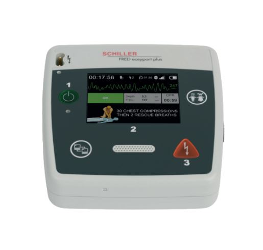 DEFIBRILLAATTORI FRED easyport plus - AED FIRST/puoliautomaattinen
