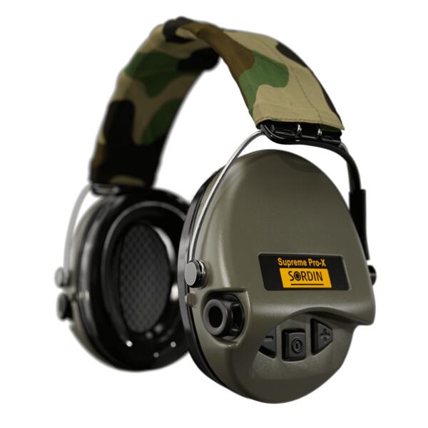 Sordin® Aktiivikuulosuojaimet Sordin Supreme Pro-X Hear2 Vihreä-Camo