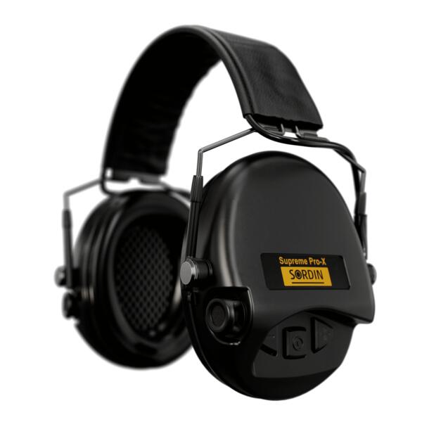 Sordin® Aktiivikuulosuojaimet Pro-X Hear2 Slim Musta