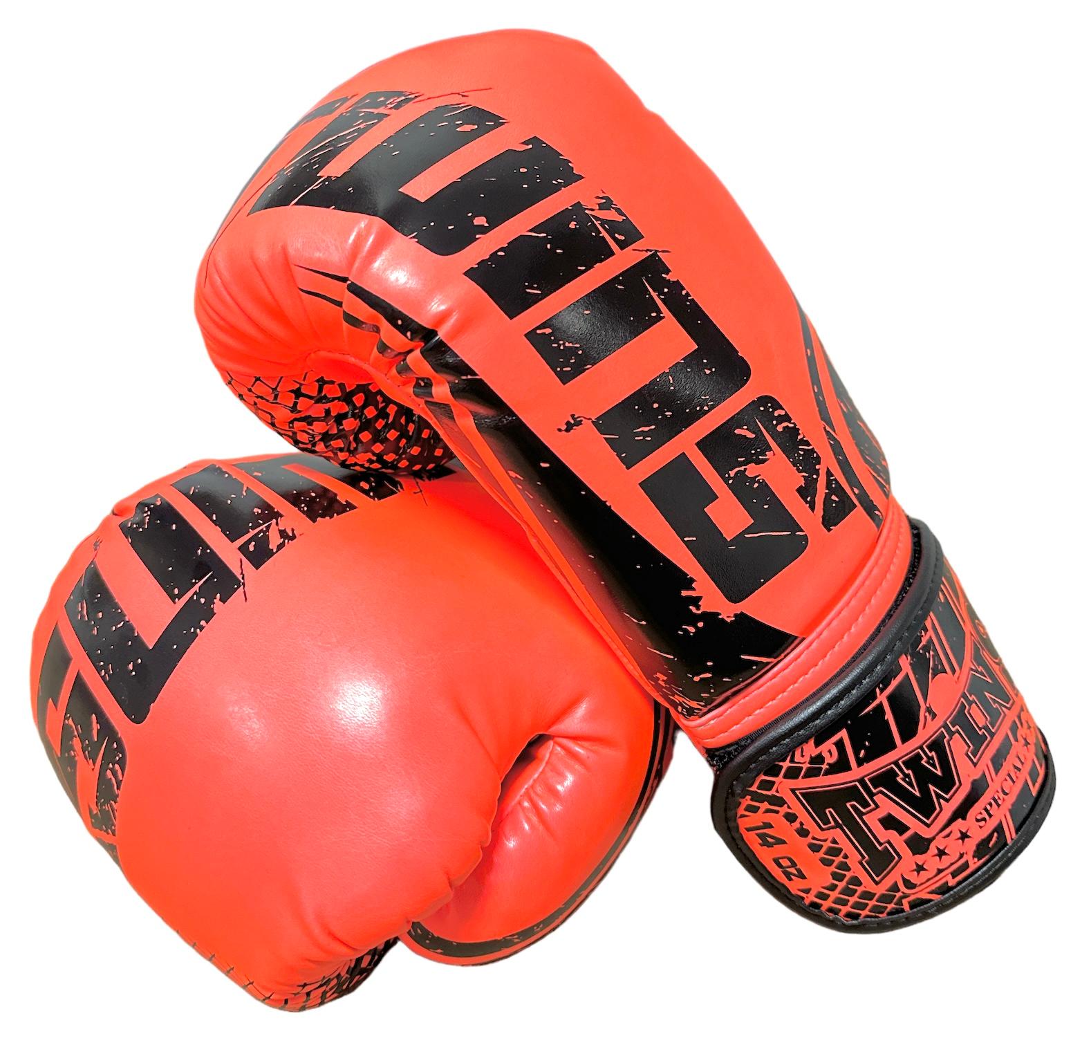 Twins Special nyrkkeilyhanskat E-Carbon Red Sun