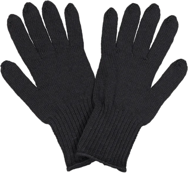 Osta Ruskovilla Sormikkaat, merinovilla MUSTA (FR) Total Shopista