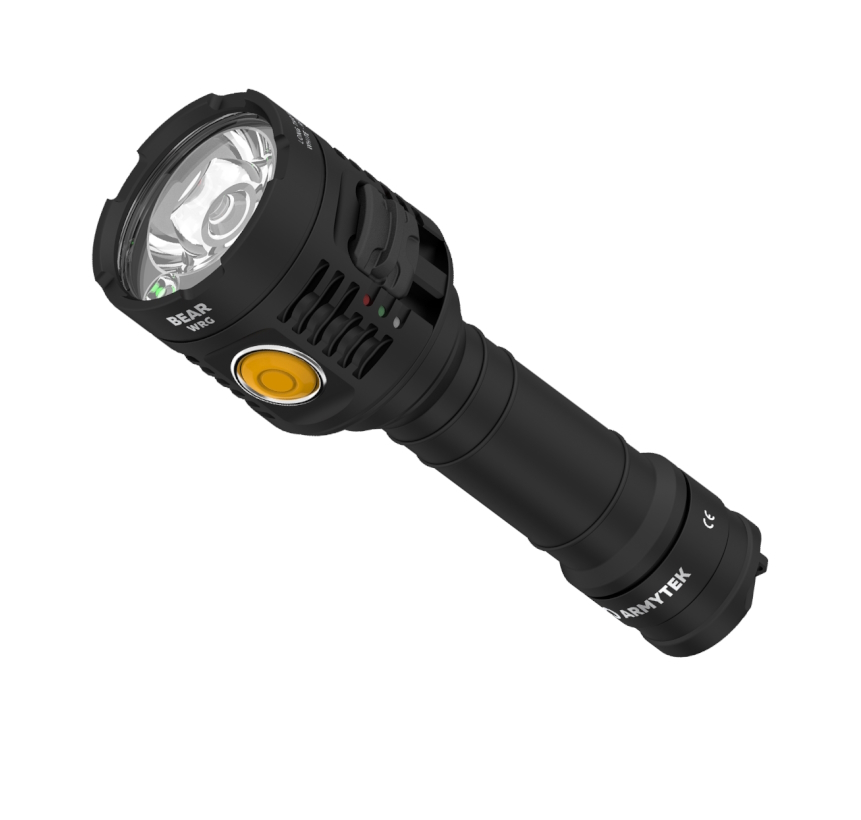 Armytek Taskulamppu Bear WRG 1500lm / 510metriä, valokartiolla + vyökotelo