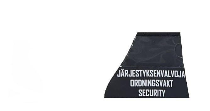 Authorities Gear Compact vasemman puolen tunnuslaatta rintaan - JÄRJESTYKSENVALVOJA, JLJV