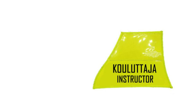 Authorities Gear Compact vasemman puolen tunnuslaatta rintaan - KOULUTTAJA, keltainen