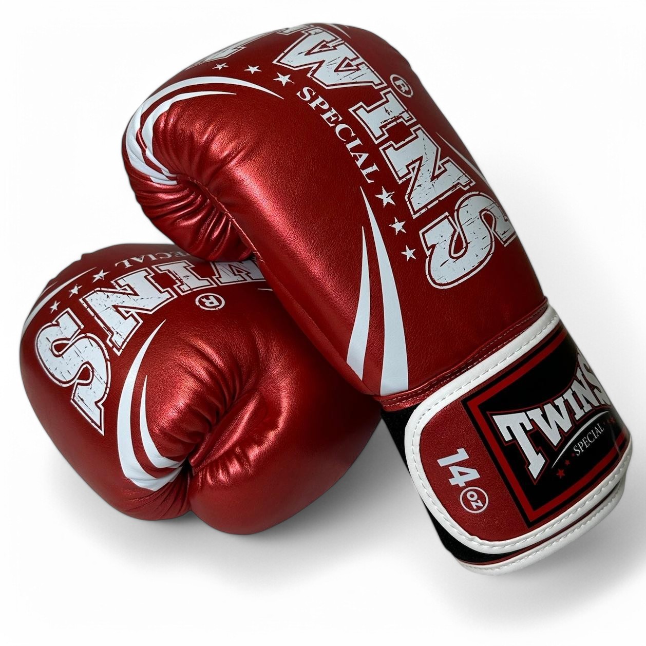 Twins Special nyrkkeilyhanskat E-Metal Red