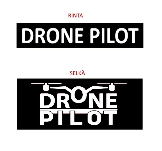 Authorities Gear Ultimate Carrier DRONE PILOT  tunnuspaketti, Musta