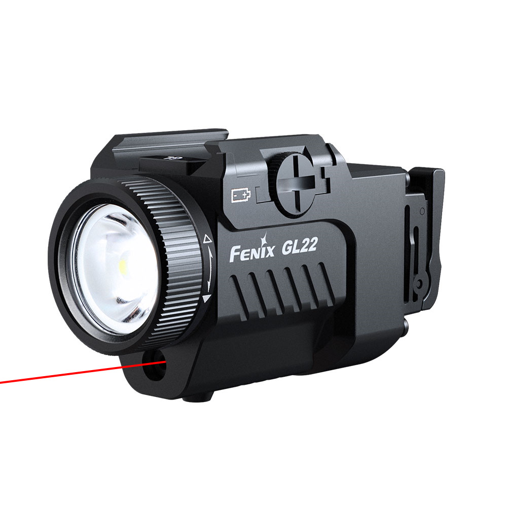 Fenix GL22R Asevalo punaisella laserilla, 750 lm