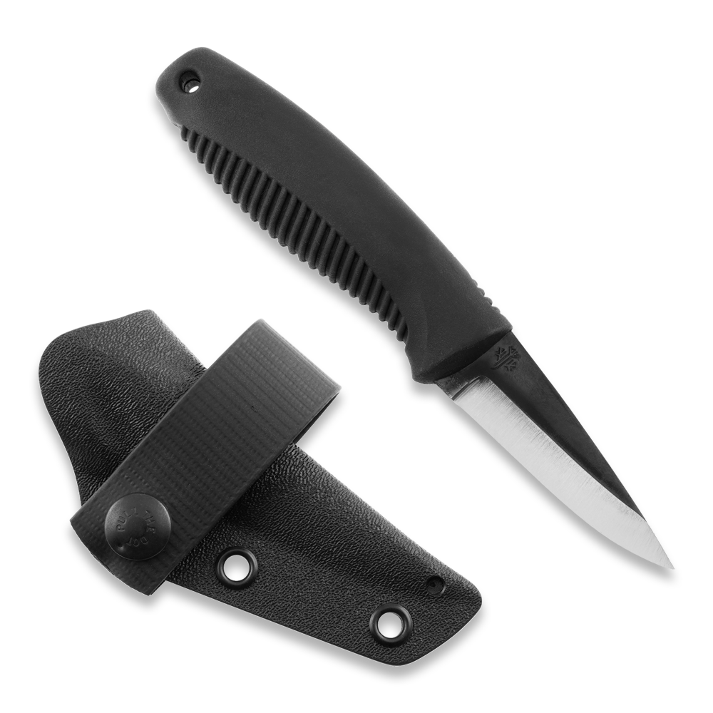 Peltonen Knives Pikkusissi M23, kydex tuppi, musta
