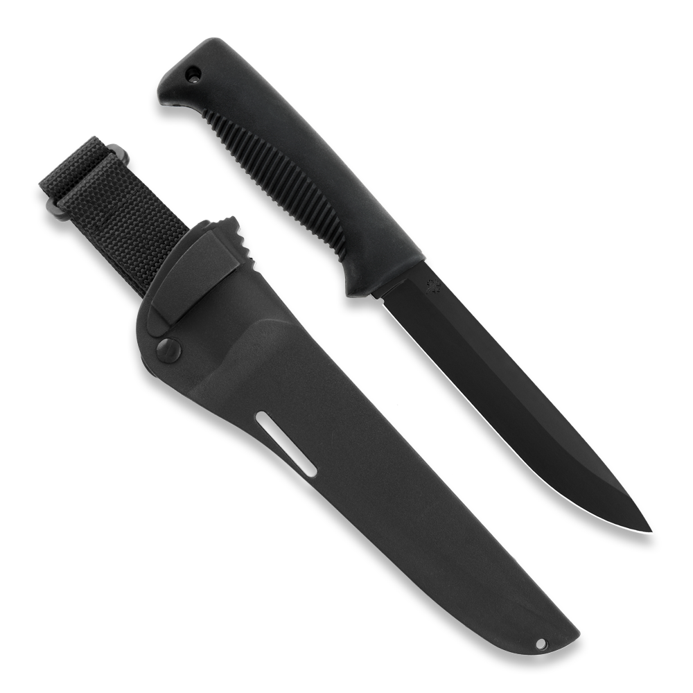 Peltonen Knives Sissipuukko M95, komposiittituppi, musta