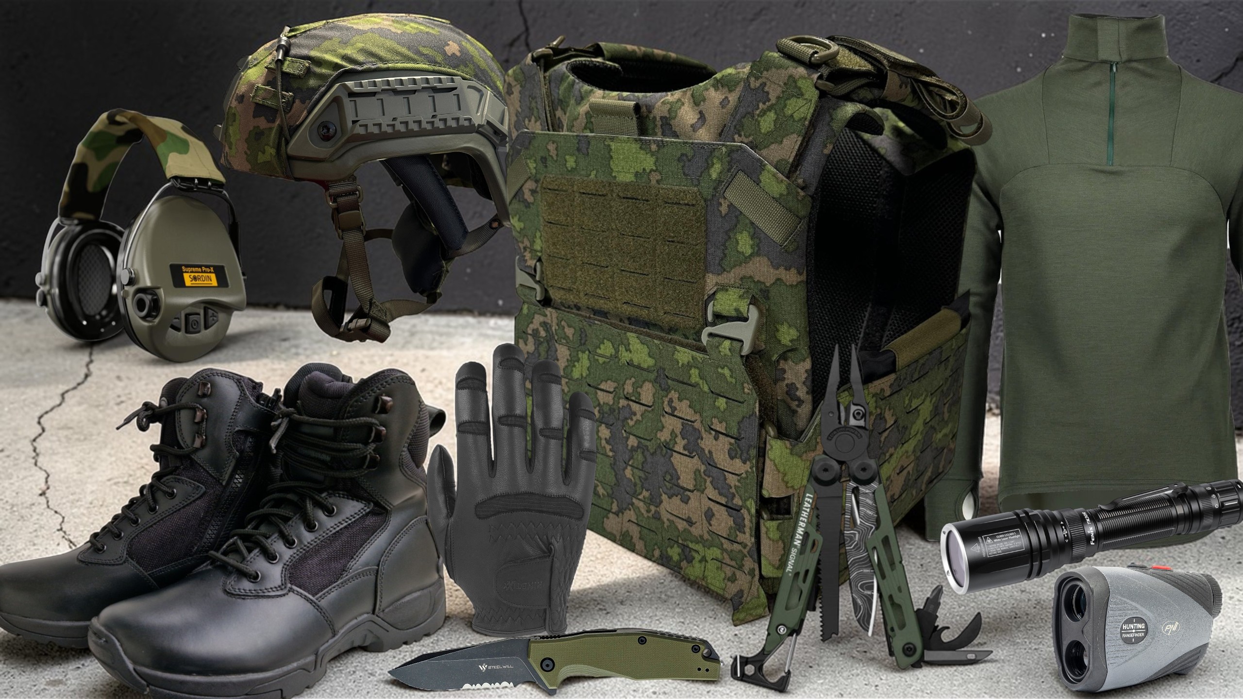 KÄSKYKORTTI- varusteet