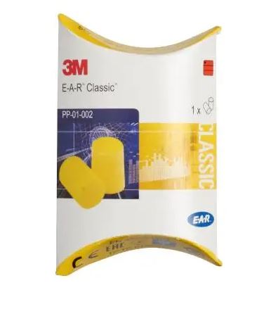 Osta Korvatulpat 2 kpl, 3M EAR Classic, pahvirasia Total Shopista