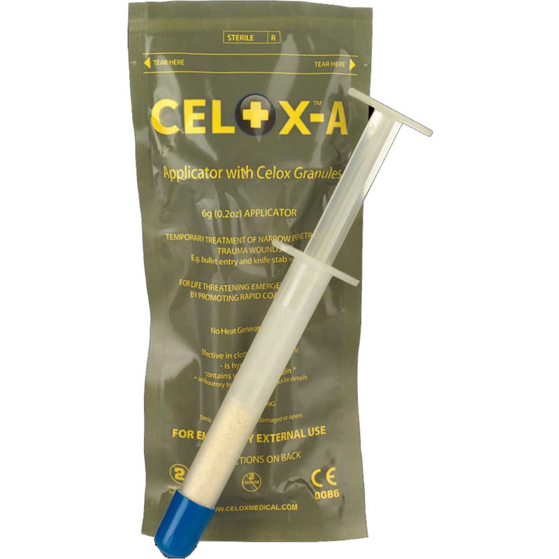 Celox A - Hemostaatti eli haavan tukkija