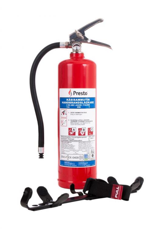 Presto Jauhesammutin 2kg autoon tai veneeseen