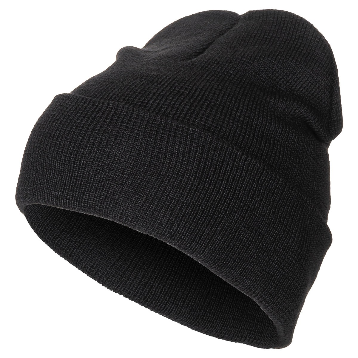 Total Maahantuonti Watch Cap-Pipo, 100% villaa, Musta