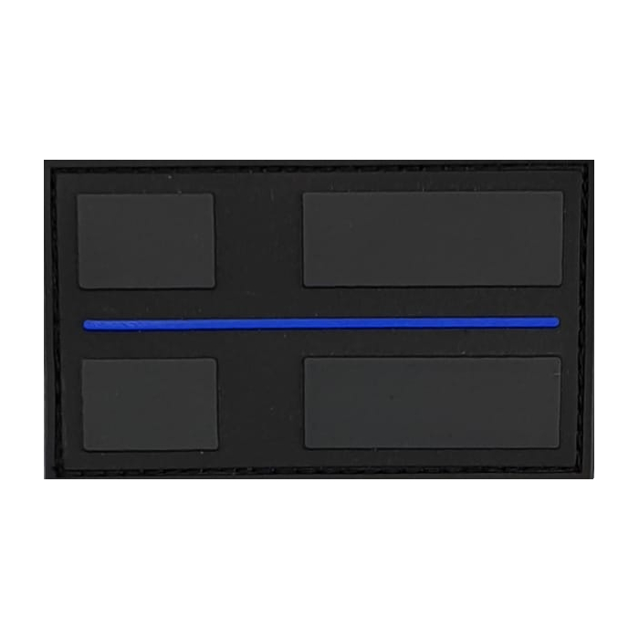 Thin Blue Line Merkki 3D Velcro