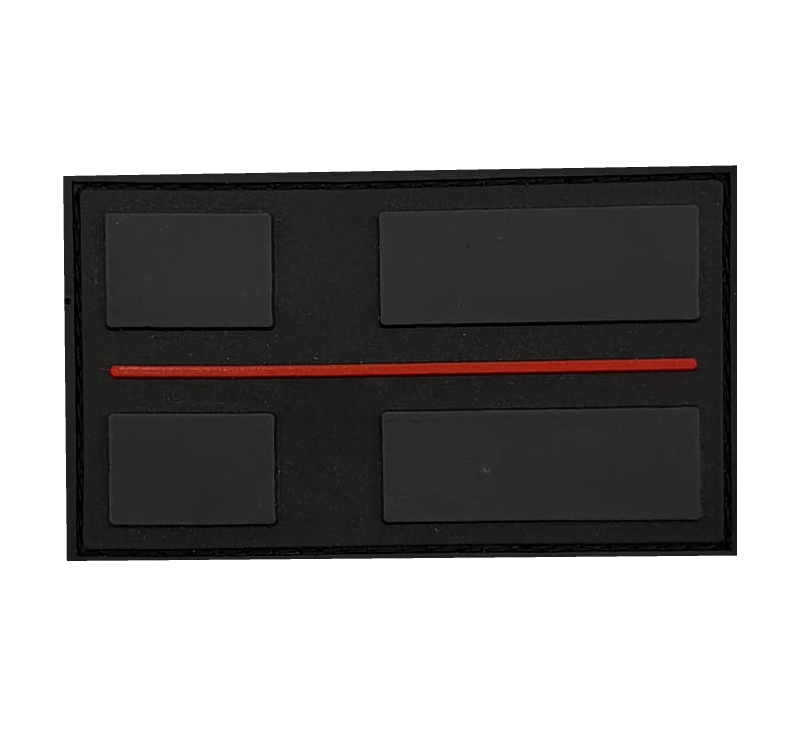 Thin Red Line Merkki 3D Velcro