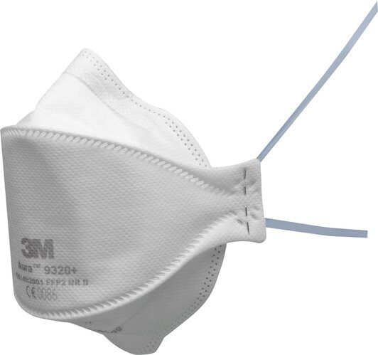Total Maahantuonti 3M™ Aura™ hengityssuojain, FFP2, 9320+ TUKKULAATIKKO 440 kpl