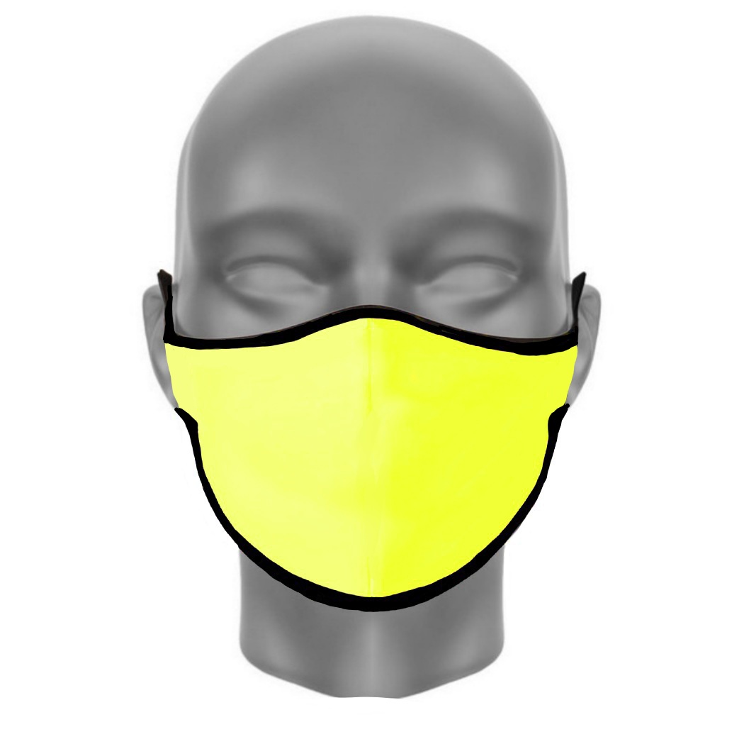COOL-MASK PRO Kasvomaski HI-VIZ Keltainen