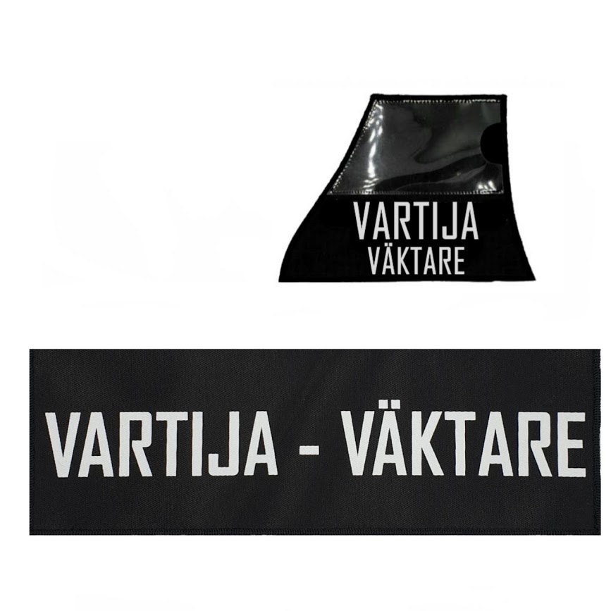 Authorities Gear Compact tunnuspaketti - VARTIJA, musta