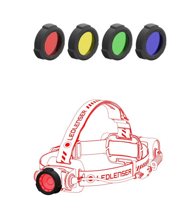 Värilinssisarja H7R Core otsalampulle