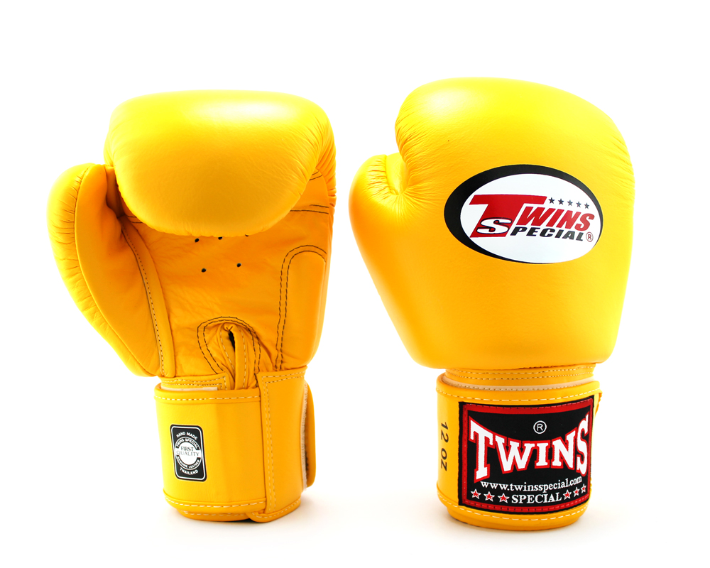 Twins Special nyrkkeilyhanskat CLASSIC YELLOW
