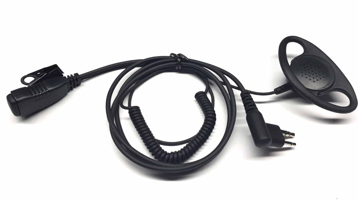 Hytera Radiopuhelimen Headset, D-lenkki (simpukka)