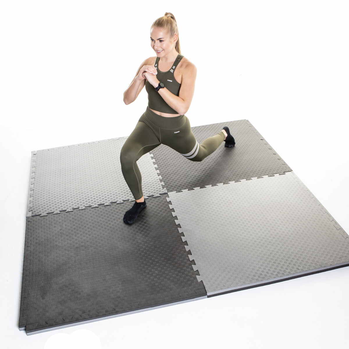 Osta Total Gear- Training Palatatami 40 mm Musta-Harmaa 1x1m Total Shopista