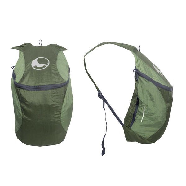 Mini Backpack Olkalaukku taskulla- Vihreä