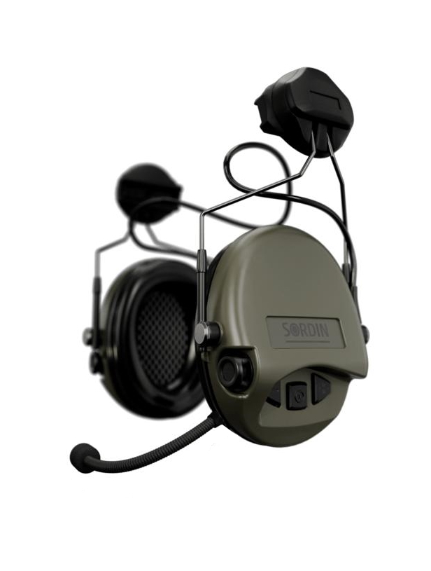 Sordin® Aktiivikuulosuojaimet MIL CC ARC TP120 VIHREÄT