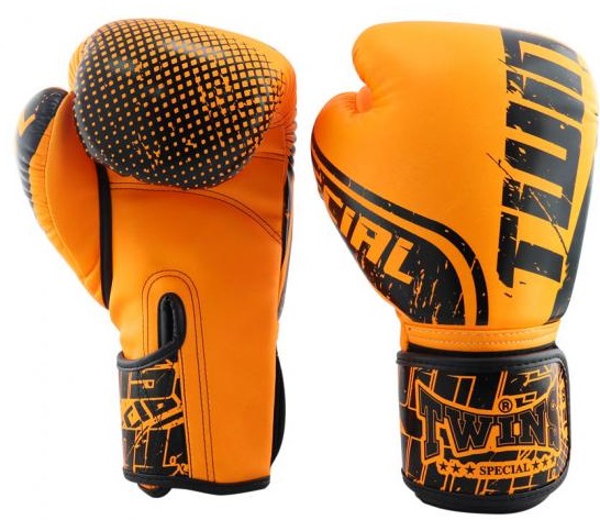 Twins Special nyrkkeilyhanskat E-Carbon Orange