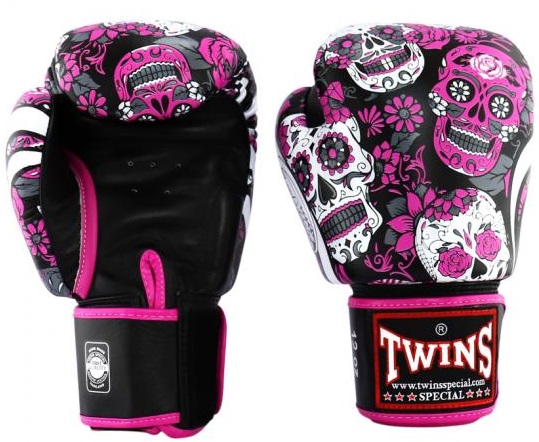 Twins nyrkkeilyhanskat Skull Pink