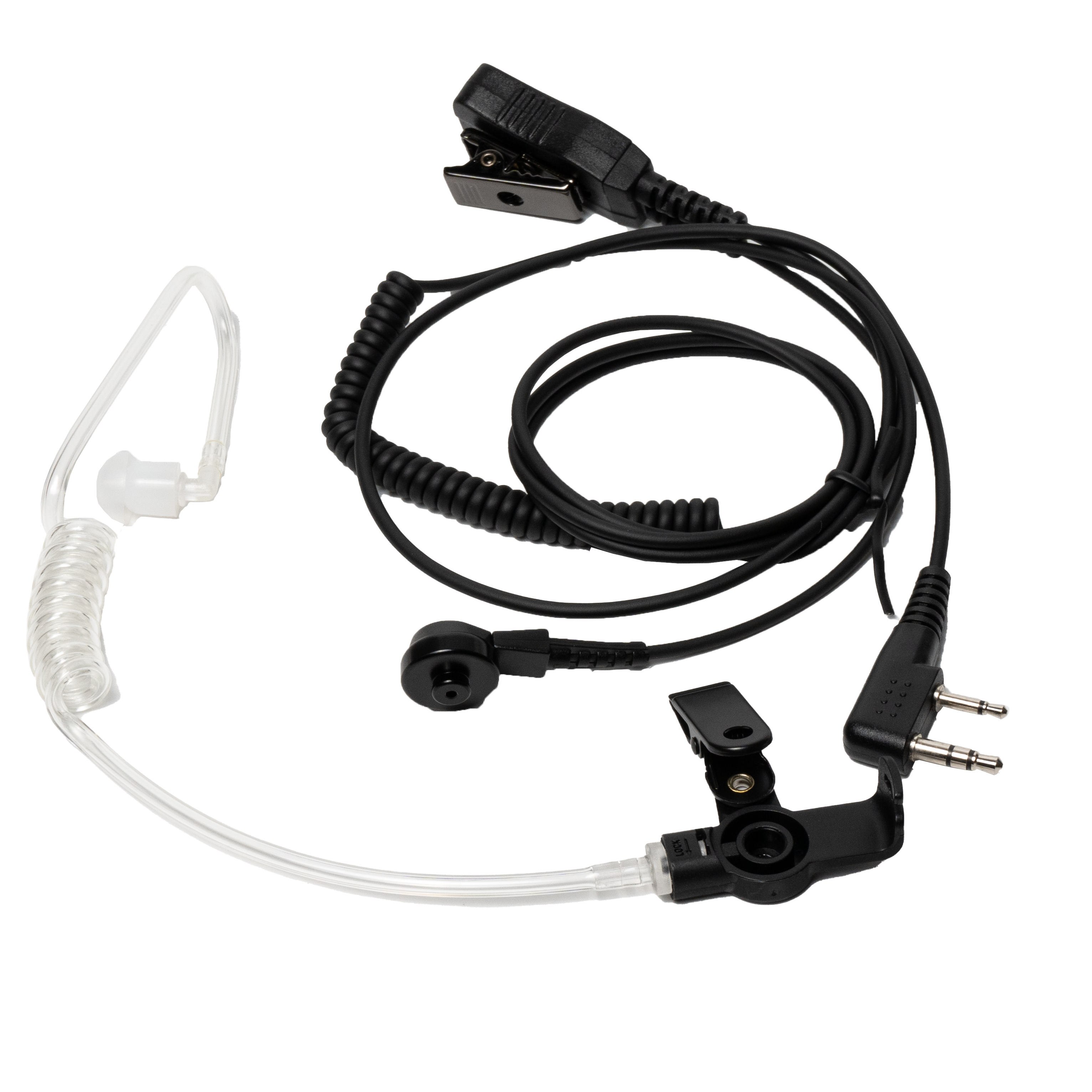 OEM Kenwood / Wouxun Radiopuhelin Headset, ilmaputki 