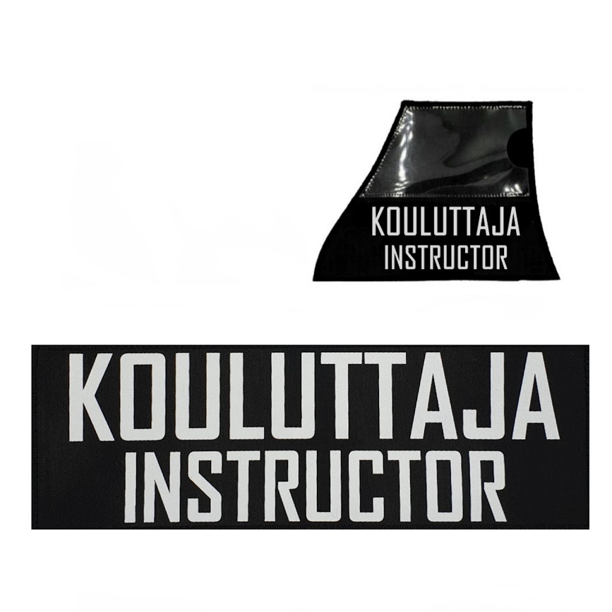 Authorities Gear Compact tunnuspaketti - KOULUTTAJA, musta