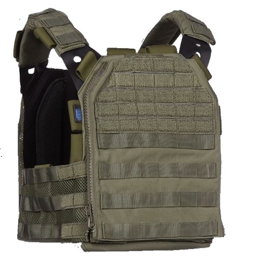 Sioen Ballistics Tacticum Plate Carrier, Luotisuojattu OLIIVI