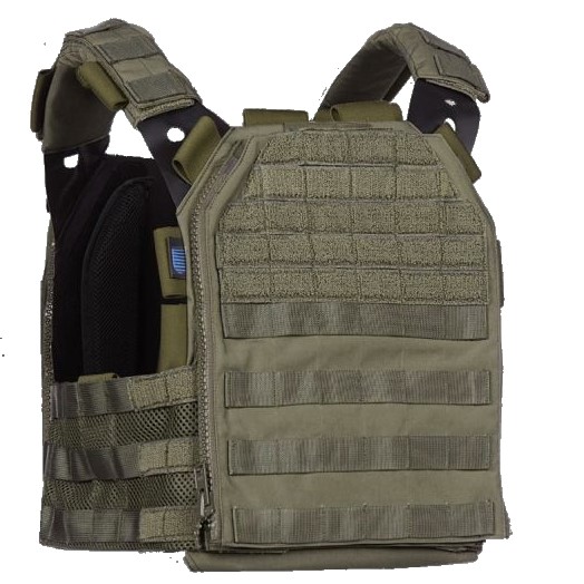 Sioen Tacticum Plate Carrier, Luotisuojattu OLIIVI