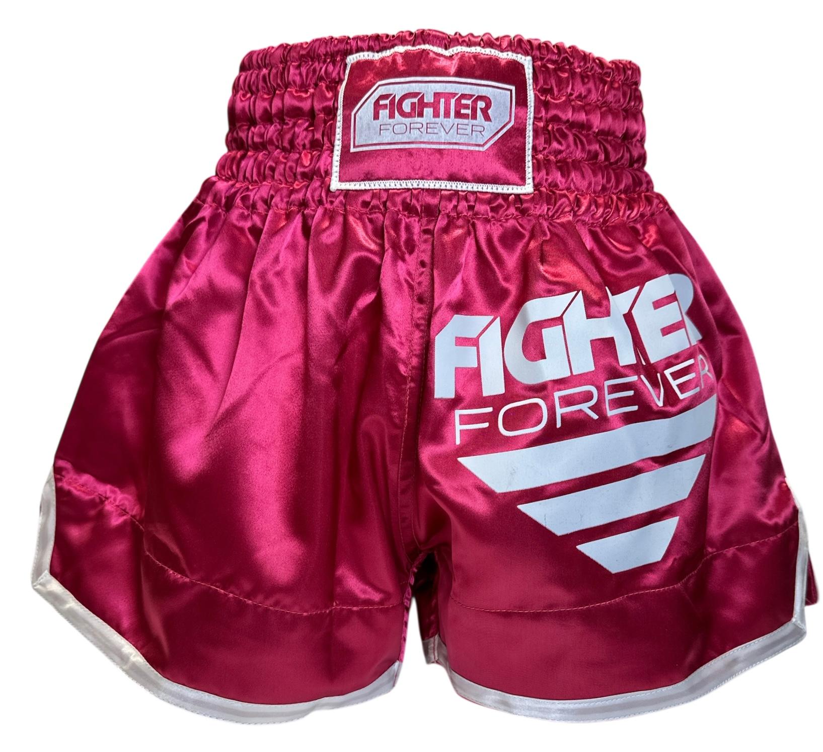 Osta Fighter Forever Lasten thainyrkkeilyshortsit PINKKI-VALKO Total Shopista