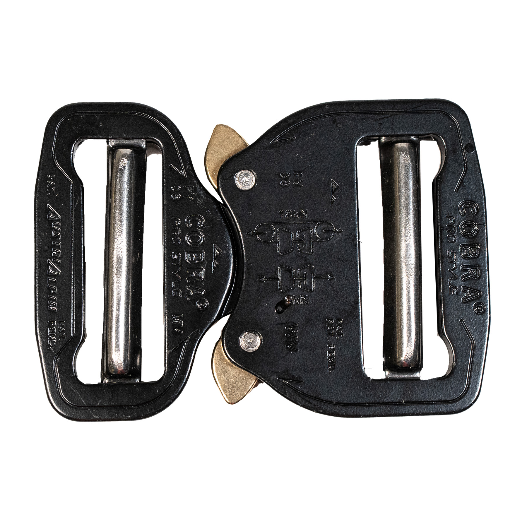 Osta AustriAlpin COBRA PRO solki, 38mm, musta Total Shopista