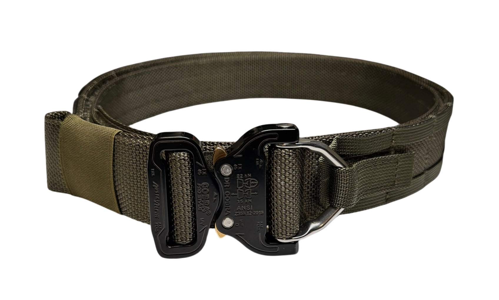 Osta Authorities Gear MOLLE-varustevyö Cobra D-ring, Ranger Green Total Shopista