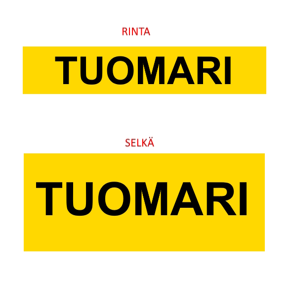 Authorities Gear Ultimate Carrier TUOMARI tunnuspaketti, Keltainen