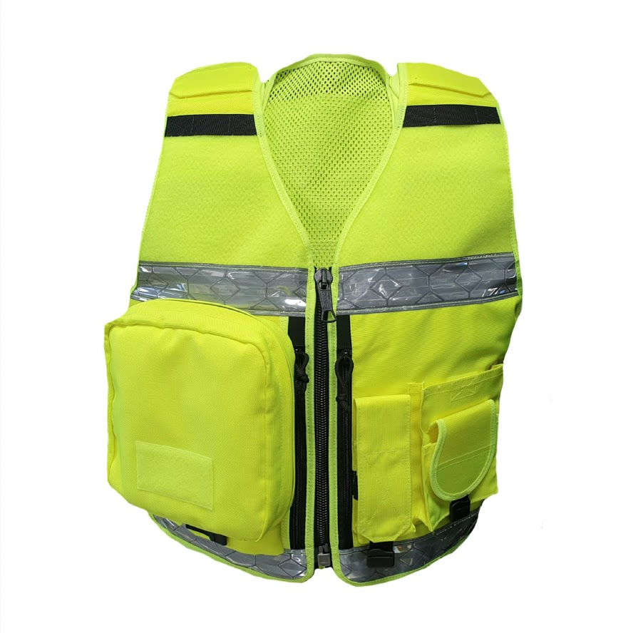 Authorities Hi-Viz Varusteliivi Keltainen Vasenkätinen