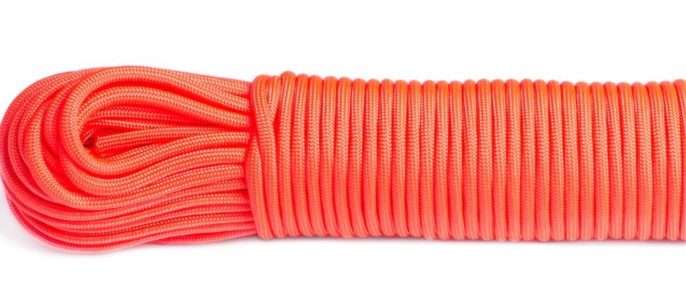 Osta EDCX Paracord  Naru 250kg 4mm SOFIT ORANGE Total Shopista