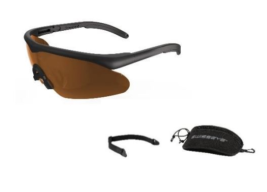 SWISSEYE® Raptor PRO ballistiset suojalasit, LASER LENS (532/694/1064 nm)
