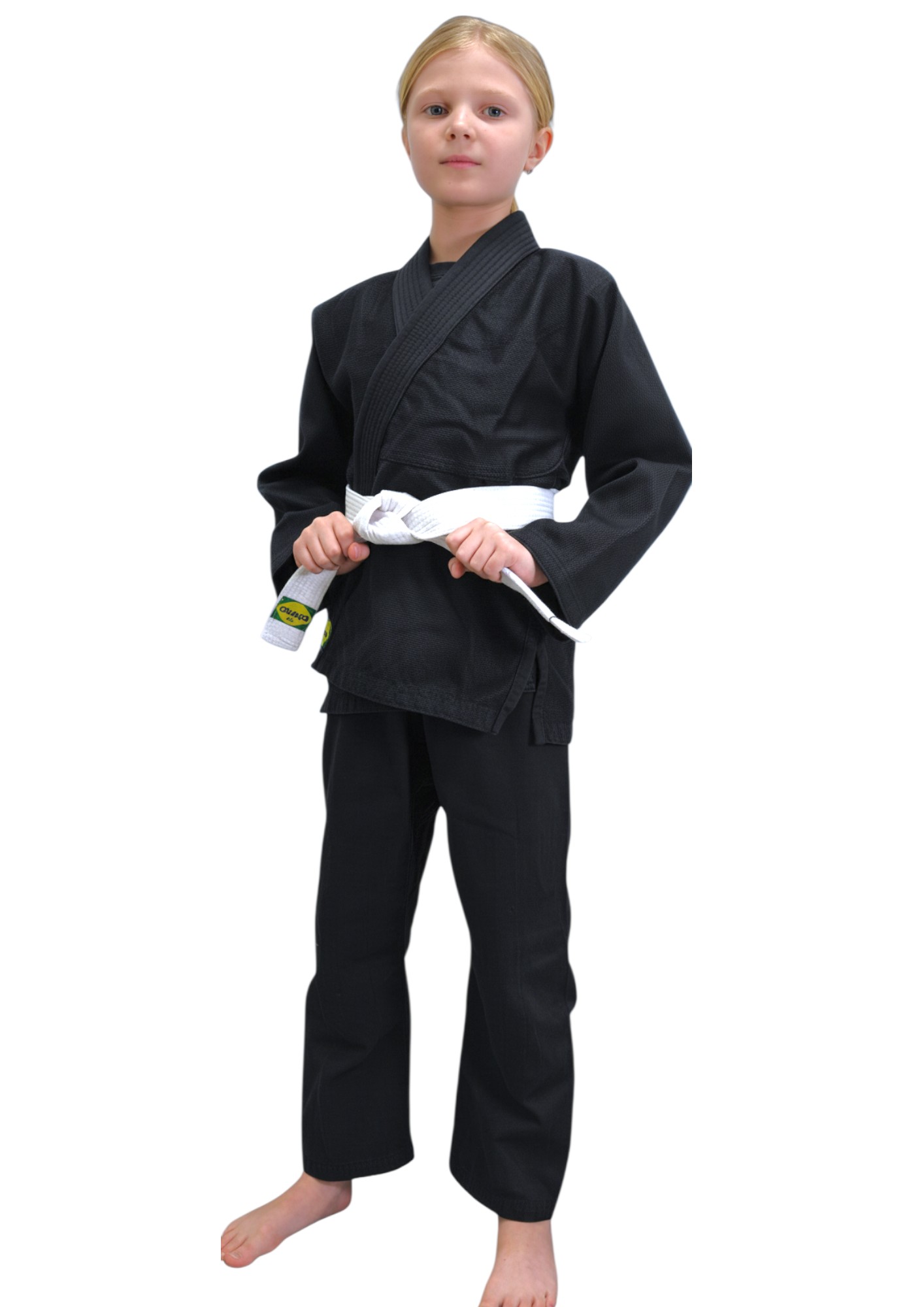 Osta CRIANCA Lasten BJJ puku sis. vyö MUSTA Total Shopista
