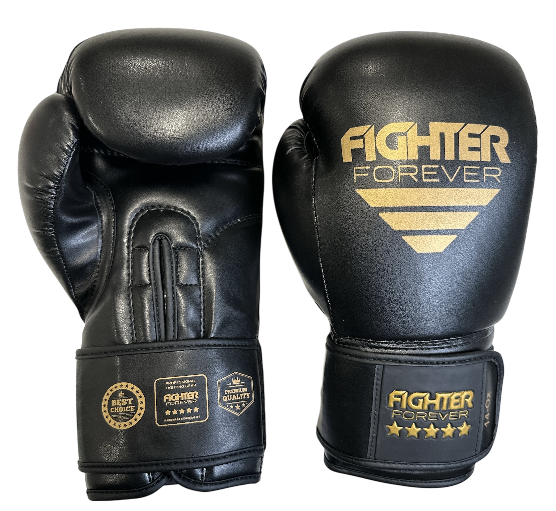 Osta Fighter Forever EVO FIT NARROW Nyrkkeilyhanskat MUSTA-KULTA Total Shopista