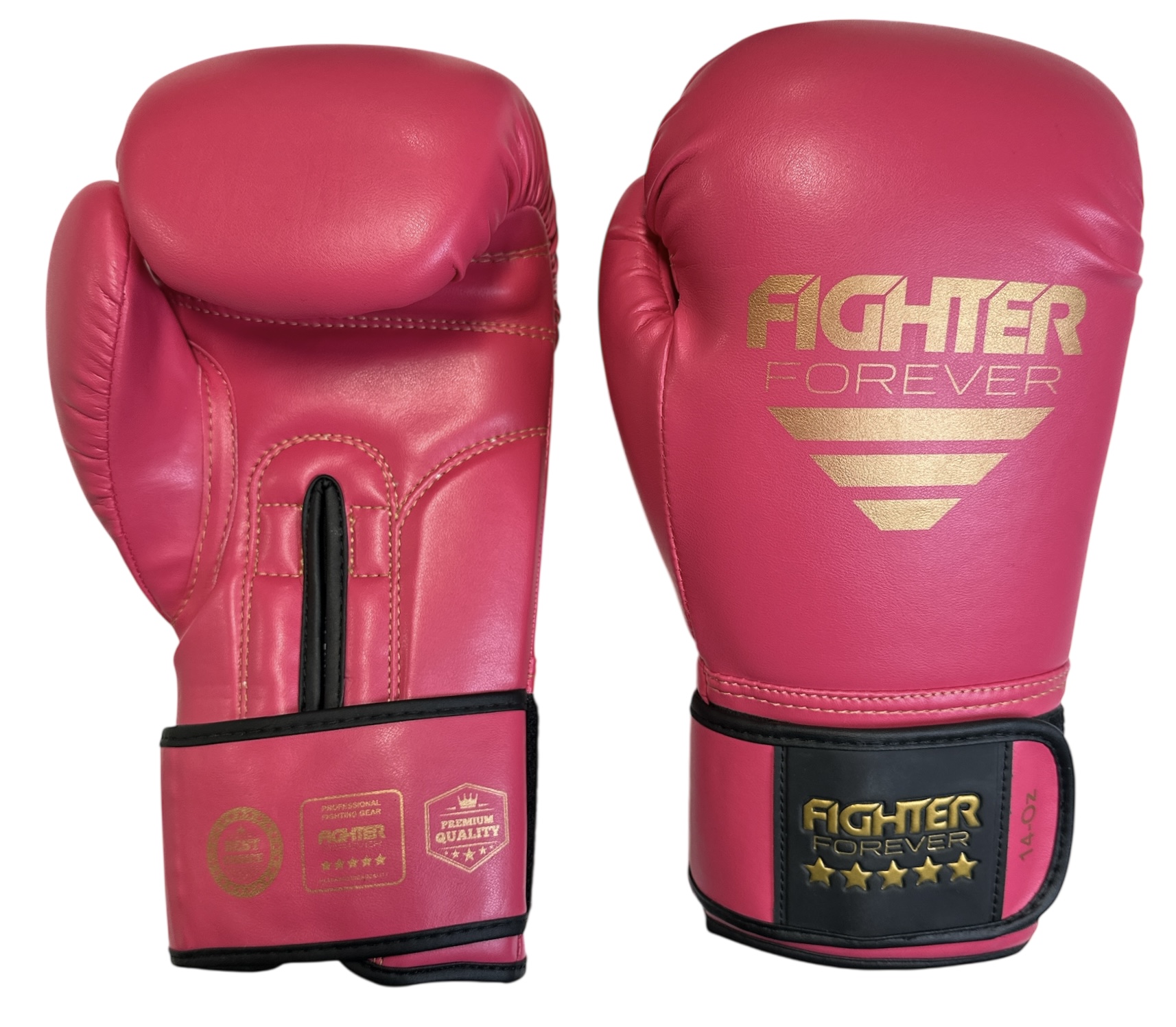 Osta Fighter Forever EVO FIT NARROW Nyrkkeilyhanskat PINKKI-KULTA Total Shopista
