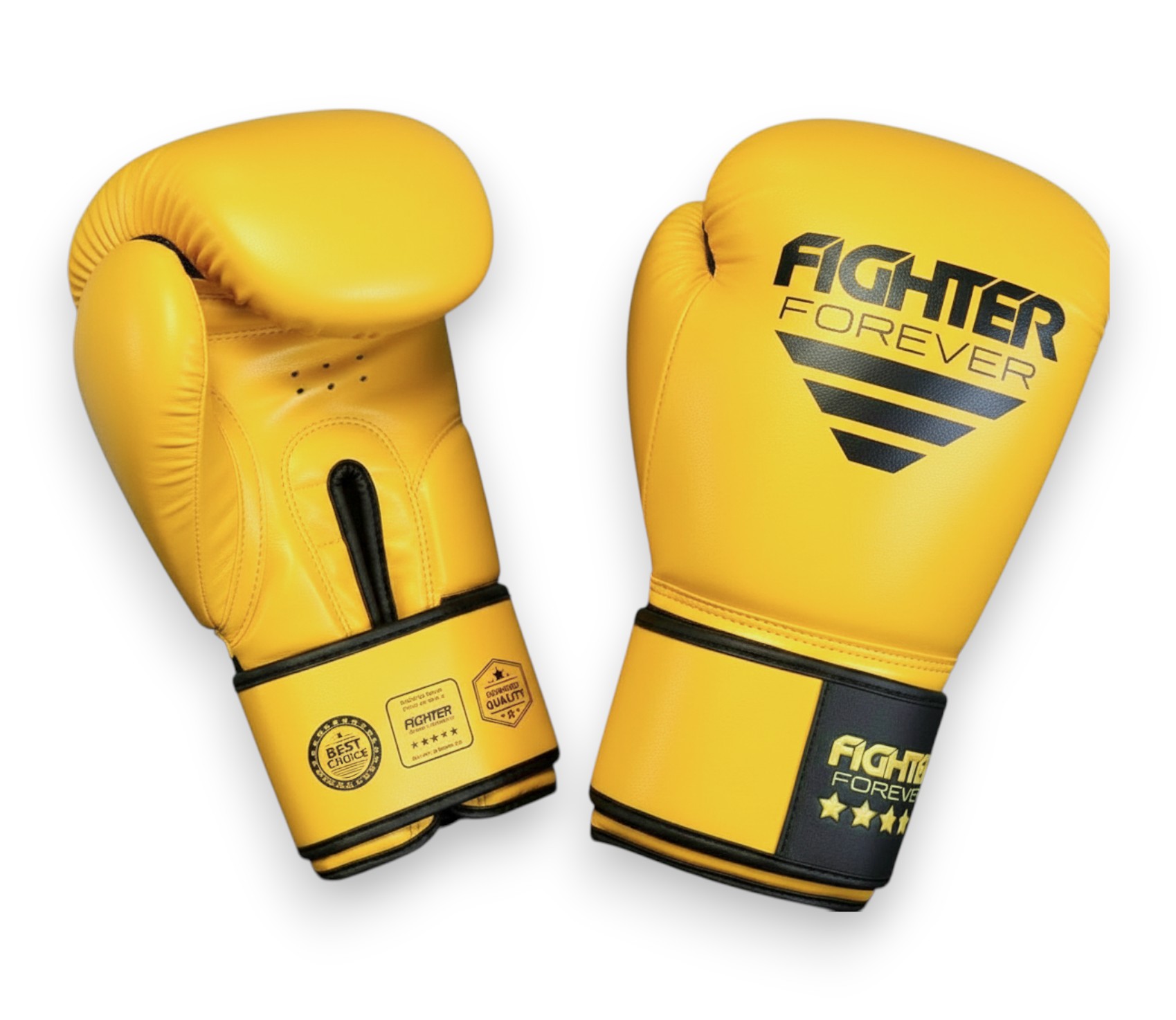 Osta Fighter Forever EVO nyrkkeilyhanskat KELTA-MUSTA Total Shopista