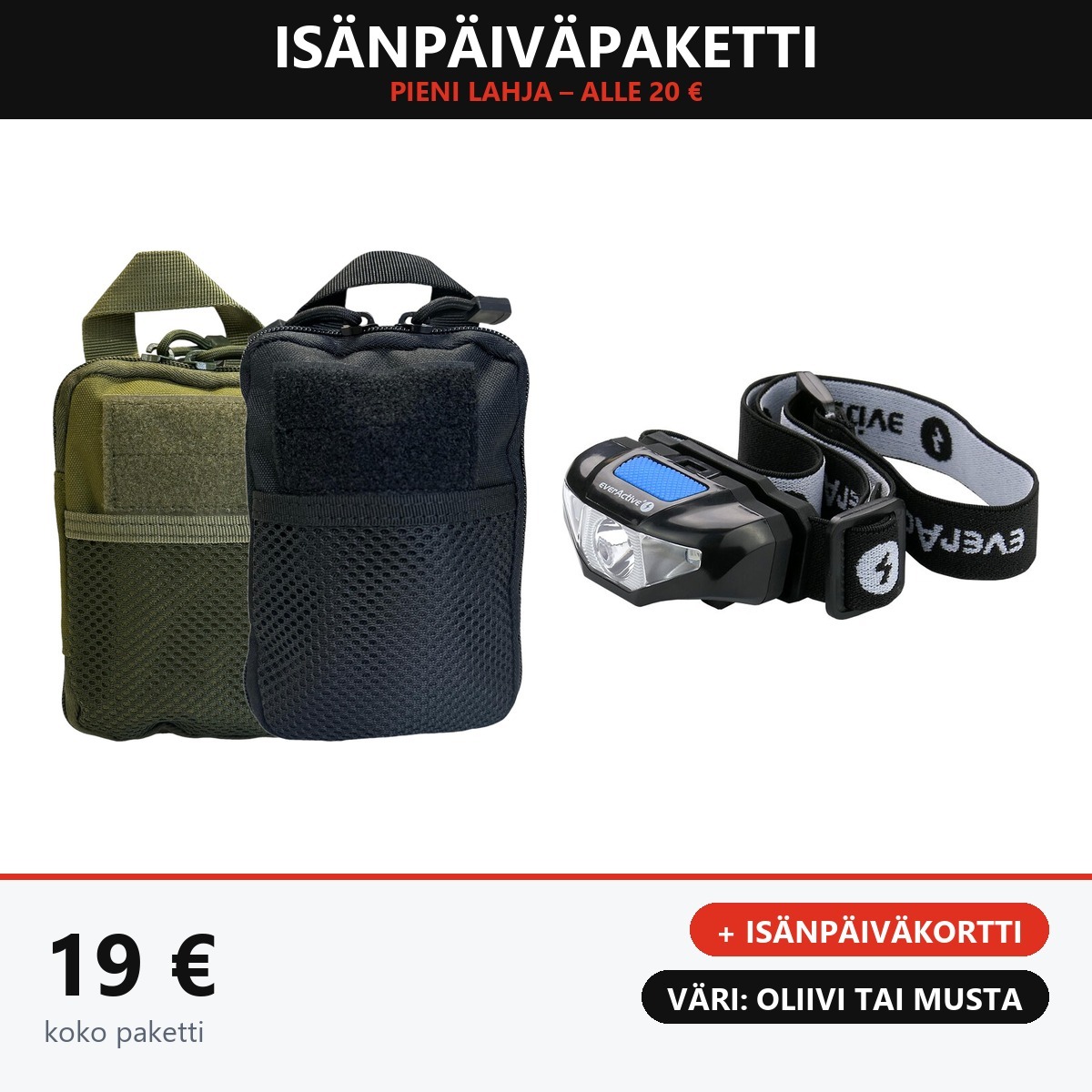 Osta Isänpäiväpaketti: Pieni lahja – alle 20 € Total Shopista