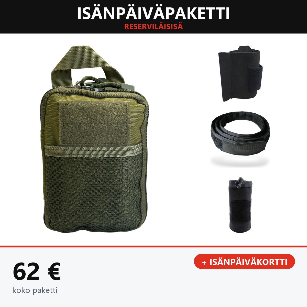 Osta Isänpäiväpaketti: Reserviläisisä Total Shopista
