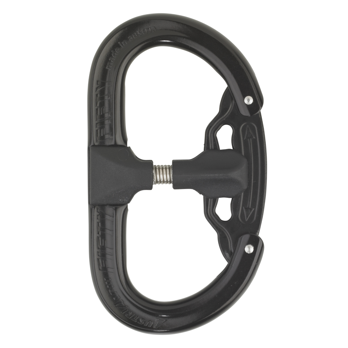 AustriAlpin Karabiineri FIFTY-FIFTY autolock 26kN musta